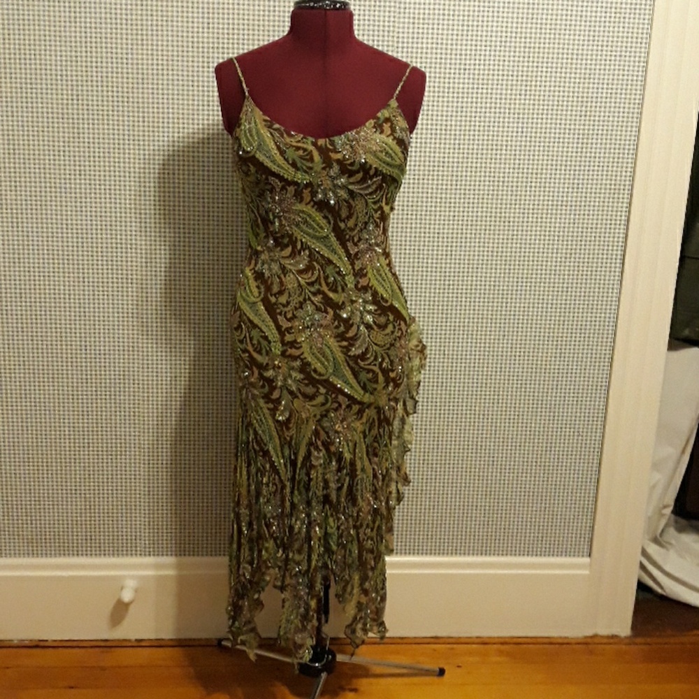 Beaded cocktail dress